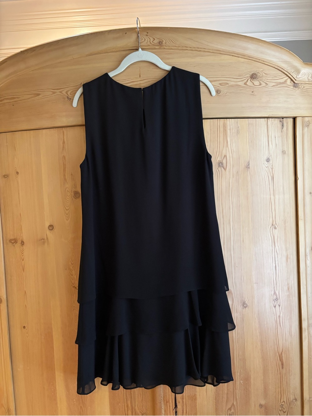 Lauren Ralph Lauren Sleeveless Black Tiered Dress